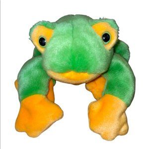 TY Beanie Buddies Green Frog 15” Plush Toy Stuffed Animal